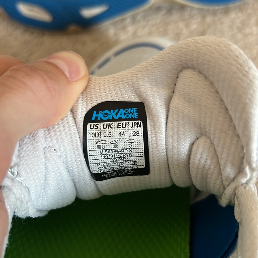 HOKA Skyward X Men's Running Shoes Size 10 US - Picture 7 of 9